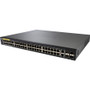 Cisco SF350-48P-K9-NA-RF 48-Port PoE Managed Switch - 48 Fast Ethernet + 4 SFP Slots - Layer 3 - Desktop Form Factor