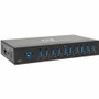 Tripp Lite by Eaton U360-010-IND 10-Port Industrial-Grade USB 3.0 SuperSpeed Hub - USB 3.0 Type B - External - 11 USB Port(s) - 11 USB (Fleet Network)