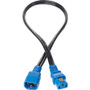 HPE Jumper Cord - For Chassis - 250 V AC - Black - 6.6 ft Cord Length - IEC 60320 C13 / IEC 60320 C14 - India (Fleet Network)