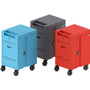 Bretford CUBE Cart Mini - 2 Shelf - Push/Pull Handle - 4 Casters - Steel - 24" (609.60 mm) Width x 21" (533.40 mm) Depth x 37.5" mm) - (TVCM20PAC-270BP)
