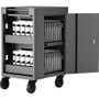 Bretford TVCM20PAC-270CH CUBE Cart Mini - 2-Shelf Charging Cart for 20 Devices - Steel - Champagne - Push/Pull Handle - 4 Casters