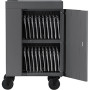 Bretford TVCM20PAC-270CH CUBE Cart Mini - 2-Shelf Charging Cart for 20 Devices - Steel - Champagne - Push/Pull Handle - 4 Casters