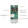 Supermicro SBI-6419P-C3N SuperBlade Server Barebone System - 1P Socket P LGA-3647 - 384GB DDR4 - 10GbE - Blade Form Factor