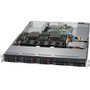 Supermicro SuperChassis CSE-113AC2-605WB Server Case - Rack-mountable - Black - 1U - 8 x Bay - 1 x 600 W - Power Supply Installed - - (Fleet Network)
