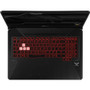 TUF FX705GM-Q72S-CB Gaming Notebook - 17. 3" Intel Core i7-8750H 16GB RAM 512GB SSD NVIDIA GeForce GTX 1060 6GB Windows 10 English/French Keyboard Gun