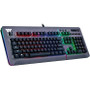 Thermaltake Level 20 RGB Titanium Edition Mechanical Gaming Keyboard With USB Cable Connectivity And Media Controls KB-LVT-SSSRUS-01