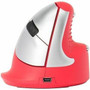R-Go HE Sport ergonomic mouse, vertical mouse, prevents RSI, medium (hand length 165-185mm), right handed, wireless Bluetooth red - - (Fleet Network)