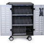 Ergotron DM40-2009-1 Zip40 Charging Cart - 3 Shelf - 255 lb (115. 67 kg) Load Capacity - 40 Device Support - Steel Frame - 30" Width