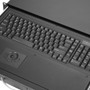Black Box 19 Inch Rackmount Keyboard With Built In Trackball 101 Key Rack Console Connectivity 18.3"D Cable S X RM418-R5