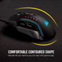 Corsair GLAIVE RGB PRO Gaming Mouse Black Wired Optical High Precision 18000 DPI Customizable Cable USB CH-9302211-NA