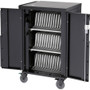 Bretford CoreX Cart - 3 Shelf - 5" (127 mm) Caster Size - Steel - 29.5" Width x 26" Depth x 44.5" Height - Tangerine - For 36 Devices (Fleet Network)