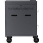 Bretford TVC36USBC-MUS Pre-wired CUBE Cart - 2-Shelf Steel Charging Cart for 36 Devices - Mustard Color - 30"W x 26. 5"D x 37. 5"H