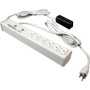 Wiremold Perma Power 6-Outlet Surge Supressor/Protector - 6 x NEMA 5-15R - 120 V AC Input - 15.1 ft (Fleet Network)