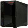 ASUSTOR AS5202T Nimbustor 2 2-Bay NAS - Intel Celeron J4005 Dual-Core 2 GHz - 2 GB DDR4 - 2. 5GbE - RAID 0/1/JBOD - Desktop