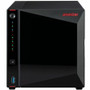 Asustor AS5304T - 4 Bay NAS, Intel Celeron Quad-Core, 2 2.5GbE Ports, 4GB RAM DDR4, Gaming Network Attached Storage, Personal Private (Fleet Network)