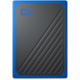 WD My Passport Go WDBMCG5000ABT-WESN 500 GB Portable Solid State Drive - External - Black, Cobalt - USB 3.0 - 3 Year Warranty (Fleet Network)