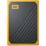 WD My Passport Go WDBMCG5000AYT-WESN 500 GB Portable Solid State Drive - External - Black, Amber - USB 3.0 - 3 Year Warranty (Fleet Network)