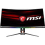 MSI Optix MPG341CQR 34" Class Webcam UW-QHD Curved Screen Gaming LCD Monitor - 21:9 - Gray - 34" Viewable - Vertical Alignment (VA) - (Fleet Network)