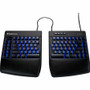 Kinesis Freestyle Edge RGB Gaming Keyboard - Cable Connectivity - USB Type A Interface - RGB LED - Game Mode, Multimedia Hot Key(s) - (Fleet Network)