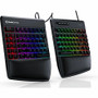 Kinesis Freestyle Edge RGB Gaming Keyboard - Cable Connectivity - USB Type A Interface - RGB LED - Game Mode, Multimedia Hot Key(s) - (Fleet Network)