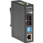Black Box LMC280 Series Fast Ethernet Industrial Media Converter - Multimode SC - 1 x Network (RJ-45) - 1 x SC Ports - DuplexSC Port - (Fleet Network)