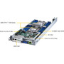 Supermicro AS-2124BT-HTR A+ Server 2124BT-HTR 4-Node 2U Rackmount Barebone System - Dual EPYC SP3 - 4TB DDR4-3200 - 2 x 2200W PSU - Black
