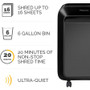 Fellowes 5015201 Powershred LX210 Micro Cut Shredder - 16 Sheets Per Pass - P-4 Security - 20 Minute Run Time - Black