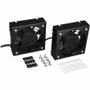 Tripp Lite series SRXFANWM Cooling Fan - 2 Pack - 2 x Fan(s) - 210 CFM (356.79m³/h) Maximum Airflow - 50 dB Noise - 2 - Cabinet (SRXFANWM)