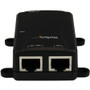 StarTech.com 1 Port Gigabit PoE Power over Ethernet Injector 48V / 30W - 802.3at / 802.3af - Wall-Mountable - 110 V AC, 220 V AC Input (POEINJ1G)