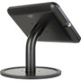 The Joy Factory KAA112B Elevate II Countertop Kiosk for iPad 10. 2" 7th Gen - Black - 12" Square - Key Lock & Cable Management