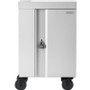 Bretford CUBE Cart Mini Charging Cart - 4 Casters - 5" (127 mm) Caster Size - Steel - 24" Width x 21" Depth x 37.5" Height - Arctic - (Fleet Network)