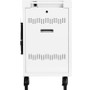 Bretford CUBE Cart Mini Charging Cart - 4 Casters - 5" (127 mm) Caster Size - Steel - 24" Width x 21" Depth x 37.5" Height - Arctic - (Fleet Network)