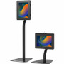 CTA Digital Premium Height-Adjustable Floor-to-Desk Security Kiosk for Tablets - Floor Stand, Desktop - Metal (Fleet Network)