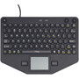 Gamber-Johnson iKey Compact Mobile Keyboard with Touchpad - Cable Connectivity - USB Interface - English (US) - TouchPad (7300-0332)