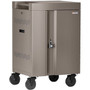 Bretford CUBE Cart Mini Charging Cart - 4 Casters - 5" (127 mm) Caster Size - Steel - 24" Width x 21" Depth x 37.5" Height - Champagne (Fleet Network)