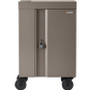 Bretford CUBE Cart Mini Charging Cart - 4 Casters - 5" (127 mm) Caster Size - Steel - 24" Width x 21" Depth x 37.5" Height - Champagne (Fleet Network)