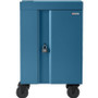 Bretford CUBE Cart Mini Charging Cart - 4 Casters - 5" (127 mm) Caster Size - Steel - 24" Width x 21" Depth x 37.5" Height - Sky - For (Fleet Network)
