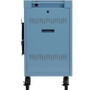 Bretford CUBE Cart Mini Charging Cart - 4 Casters - 5" (127 mm) Caster Size - Steel - 24" Width x 21" Depth x 37.5" Height - Sky - For (Fleet Network)