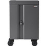 Bretford CUBE Cart Mini Charging Cart - 4 Casters - 5" (127 mm) Caster Size - Steel - 24" Width x 21" Depth x 37.5" Height - Platinum (Fleet Network)