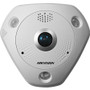 Hikvision Smart DS-2CD6365G0E-IVS 6 Megapixel Outdoor Network Camera - Color - Fisheye - 49.21 ft (15 m) Infrared Night Vision - H.264 (Fleet Network)