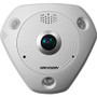 Hikvision Smart DS-2CD63C5G0E-IVS 12 Megapixel Outdoor Network Camera - Color - Fisheye - 50 ft (15.24 m) Infrared Night Vision - HP, (Fleet Network)