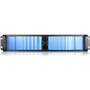 iStarUSA D Storm D-200SEA-BL-HDD2535 with Blue SEA Bezel and HDD/SSD Converter - Rack-mountable - Blue, Black - SECC, Aluminum Alloy, (Fleet Network)
