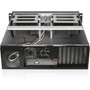 iStarUSA D Storm Rackmount Server Case With Red SEA Bezel Steel And Aluminum Components Rack Ready Rack-mountable Zinc-coated D-300SEA-RD-RAIL24