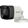 Hikvision Turbo HD DS-2CE16H8T-ITF 5 Megapixel HD Surveillance Camera - Color, Monochrome - 1 - Mini Bullet - White - 98.43 ft (30 m) (Fleet Network)