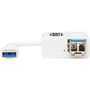Tripp Lite series U336-SMF-1G-LC Gigabit Ethernet Card - USB 3.0 Type A - 1 Port(s) - Optical Fiber - 1000Base-X - Portable (U336-SMF-1G-LC)