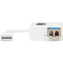 Tripp Lite By Eaton Portable Fast Ethernet USB 2.0 Fiber Adapter Single LC Port Optical Card Type A S U236-SMF-LC