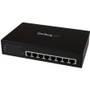 StarTech.com 8 Port Unmanaged Industrial Gigabit Power over Ethernet Switch - 802.3af/at PoE+ Switch - Wall Mountable - Connect power (Fleet Network)