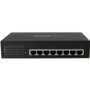 StarTech.com 8 Port Unmanaged Industrial Gigabit Power over Ethernet Switch - 802.3af/at PoE+ Switch - Wall Mountable - Connect power (IES81000POE)