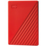 WD My Passport WDBYVG0010BRD-WESN 1 TB Portable Hard Drive - External - Red - USB 3.2 (Gen 1) - 256-bit Encryption Standard - 3 Year (Fleet Network)