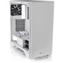 Thermaltake Tempered Glass Snow Edition Mid Tower Chassis In White With Clean Aesthetic And Side Panel Showcase CA-1P5-00M6WN-00